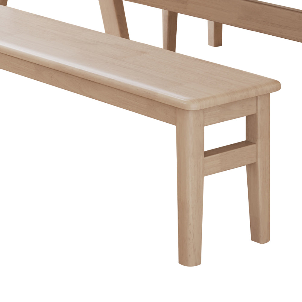 Minimalist Solid Wood Bench - 63" / 71"