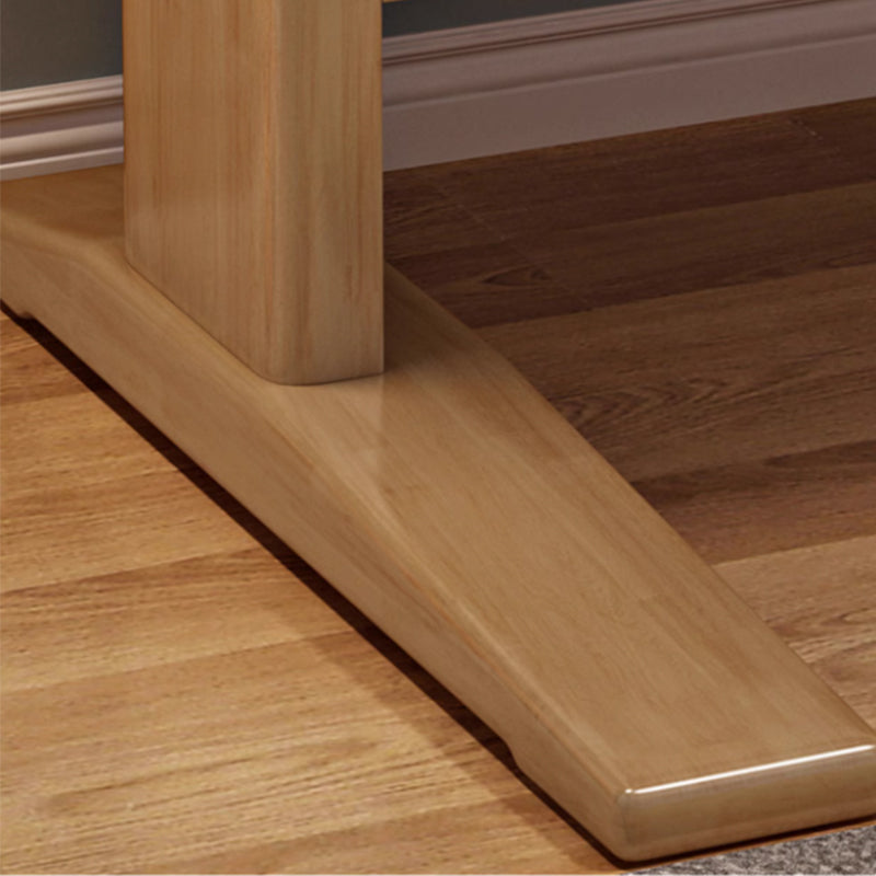 Height-Adjustable Writing Desk with Shelf