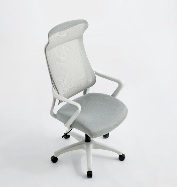 Adjustable Mesh Office Chair with Lumbar Support and Headrest