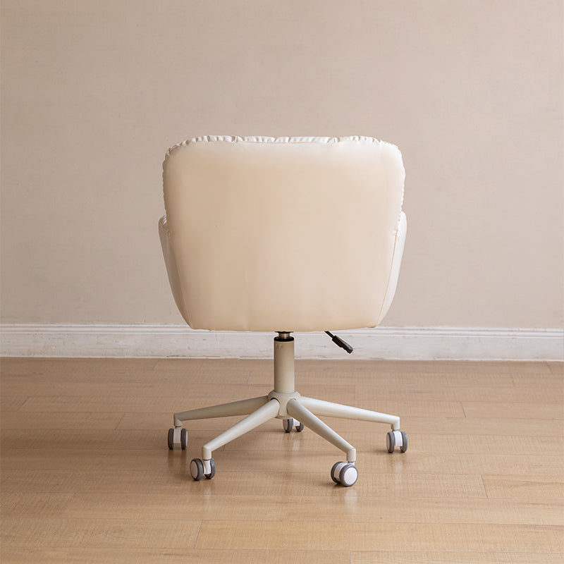 Adjustable Height Ergonomic Swivel Chair with PU Caster Wheels
