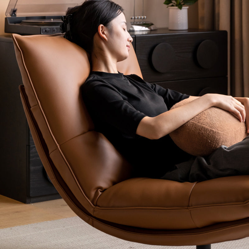 Faux Leather 360 Swivel Computer Chair