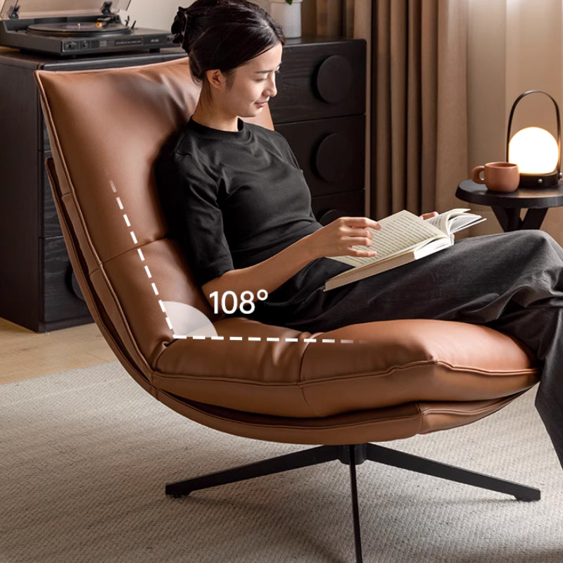 Faux Leather 360 Swivel Computer Chair