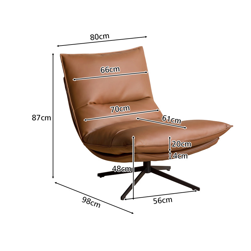 Faux Leather 360 Swivel Computer Chair