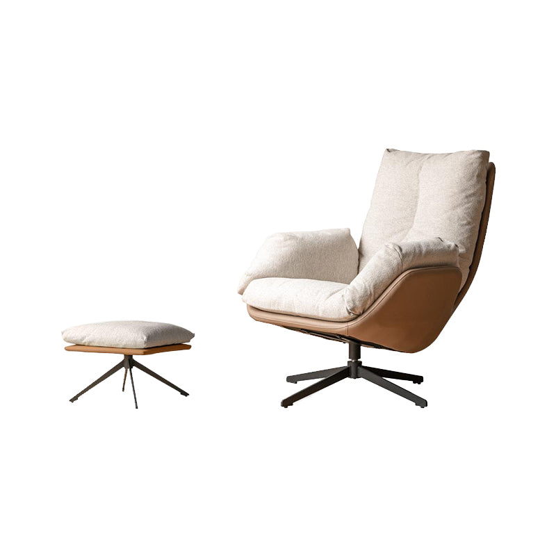 Adjustable Swivel Office Chair with Matching Stool