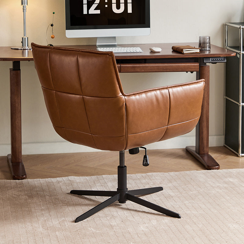 Adjustable Height Office Chair with Ergonomic Back Support