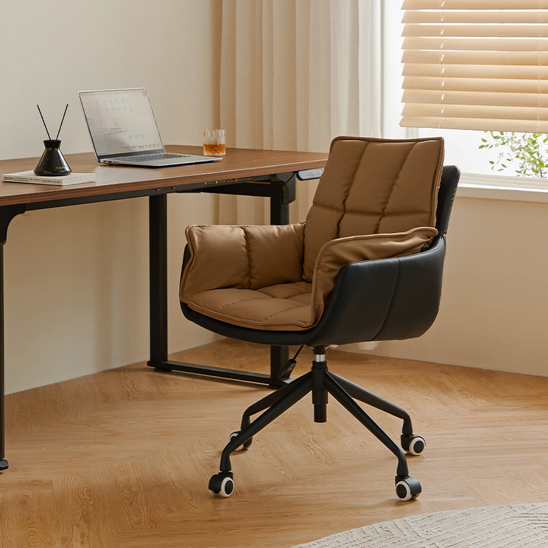 Adjustable Height Swivel Office Chair in Multiple Colors