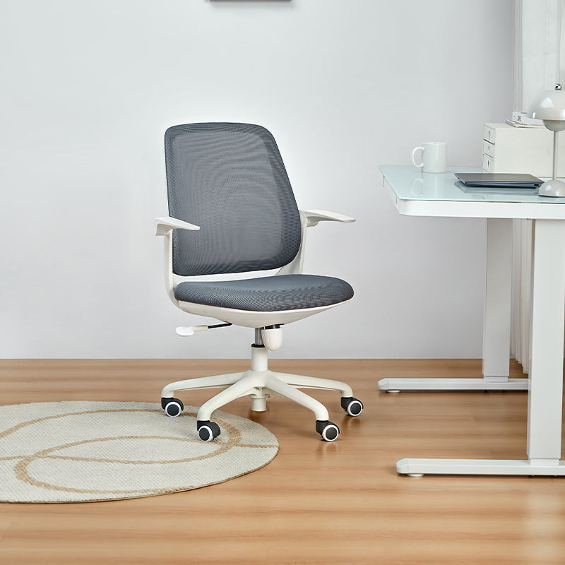 Mesh Adjustable Rolling Office Chair with Ergonomic Support