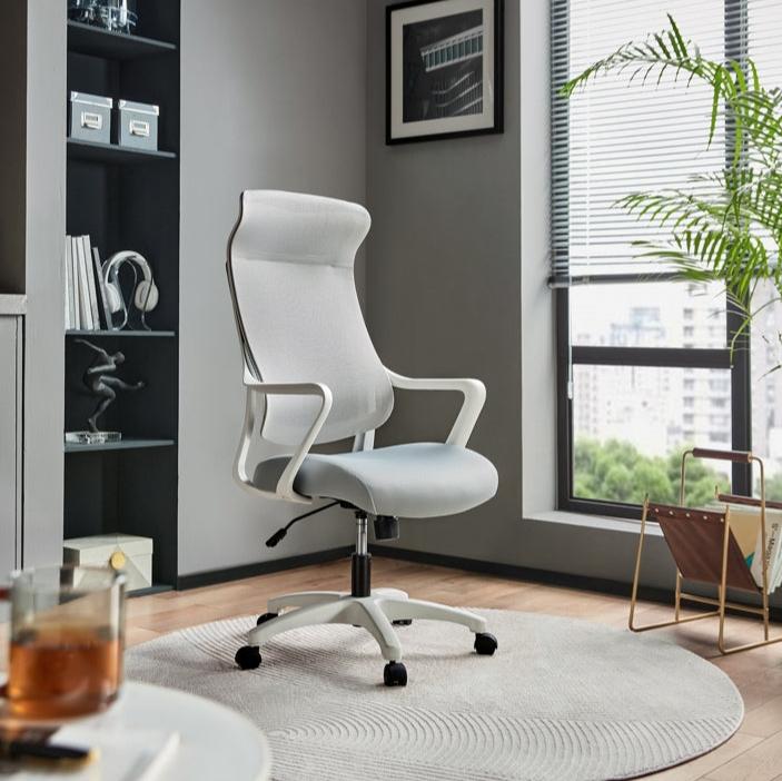 Adjustable Mesh Office Chair with Lumbar Support and Headrest