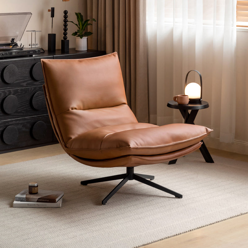Faux Leather 360 Swivel Computer Chair
