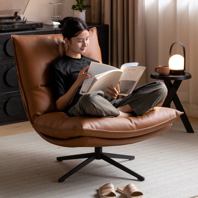 Faux Leather 360 Swivel Computer Chair